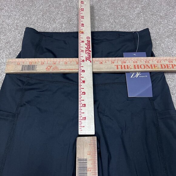 Dragon Fit Leggings Women’s Black Capri Pull On Size Small NWT - Picture 3 of 11